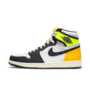 Jordan 1 Retro High White Black Volt University Gold - dropout