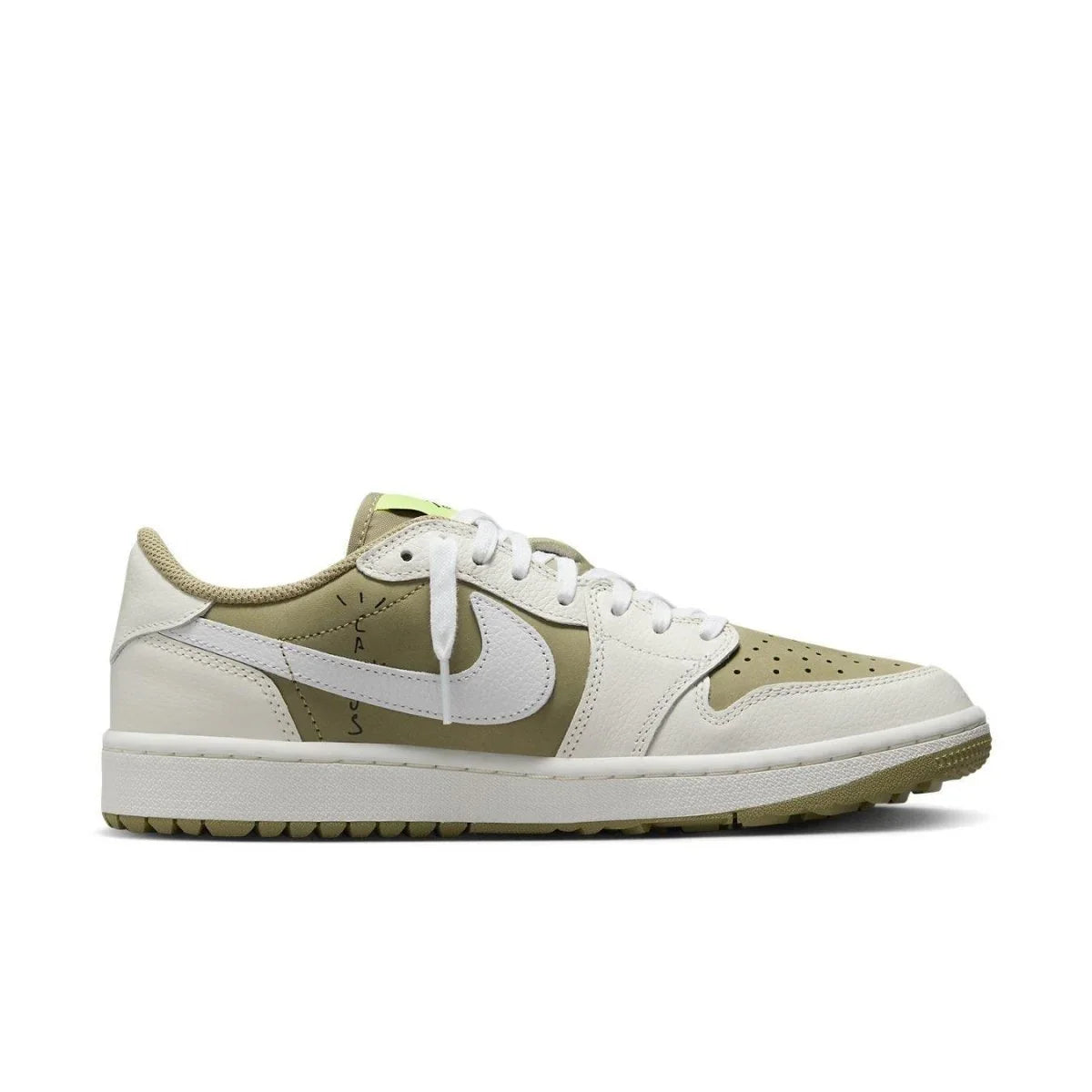 Jordan 1 Retro Low Golf Travis Scott Neutral Olive - dropout