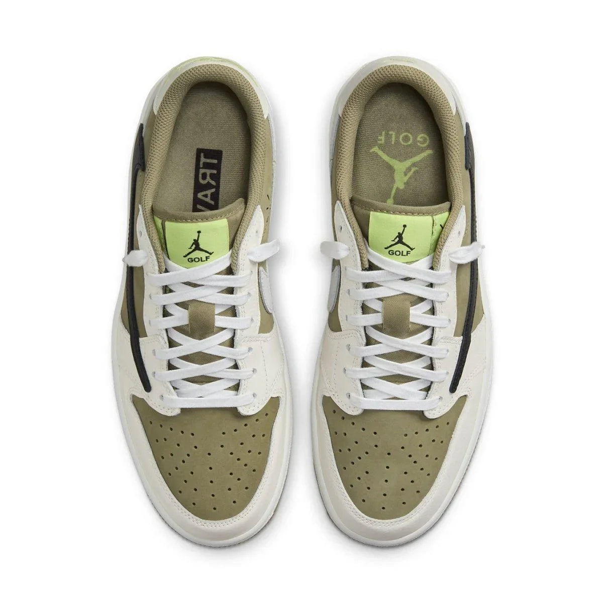 Jordan 1 Retro Low Golf Travis Scott Neutral Olive - dropout
