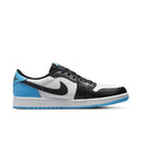 Jordan 1 Retro Low OG Black Dark Powder Blue - dropout