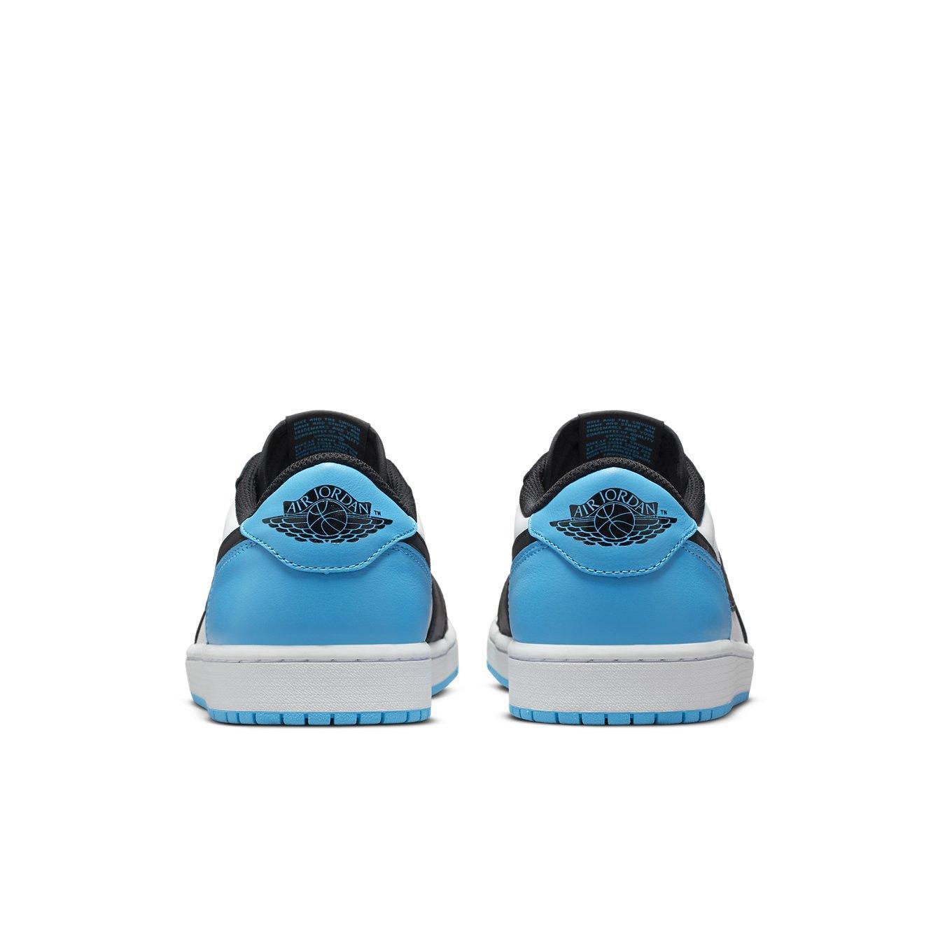 Jordan 1 Retro Low OG Black Dark Powder Blue - dropout