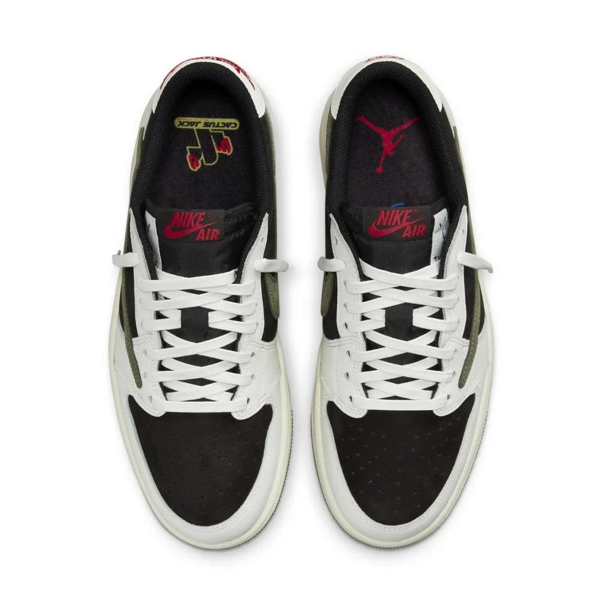 Jordan 1 Retro Low OG SP Travis Scott Olive (Women's) - dropout