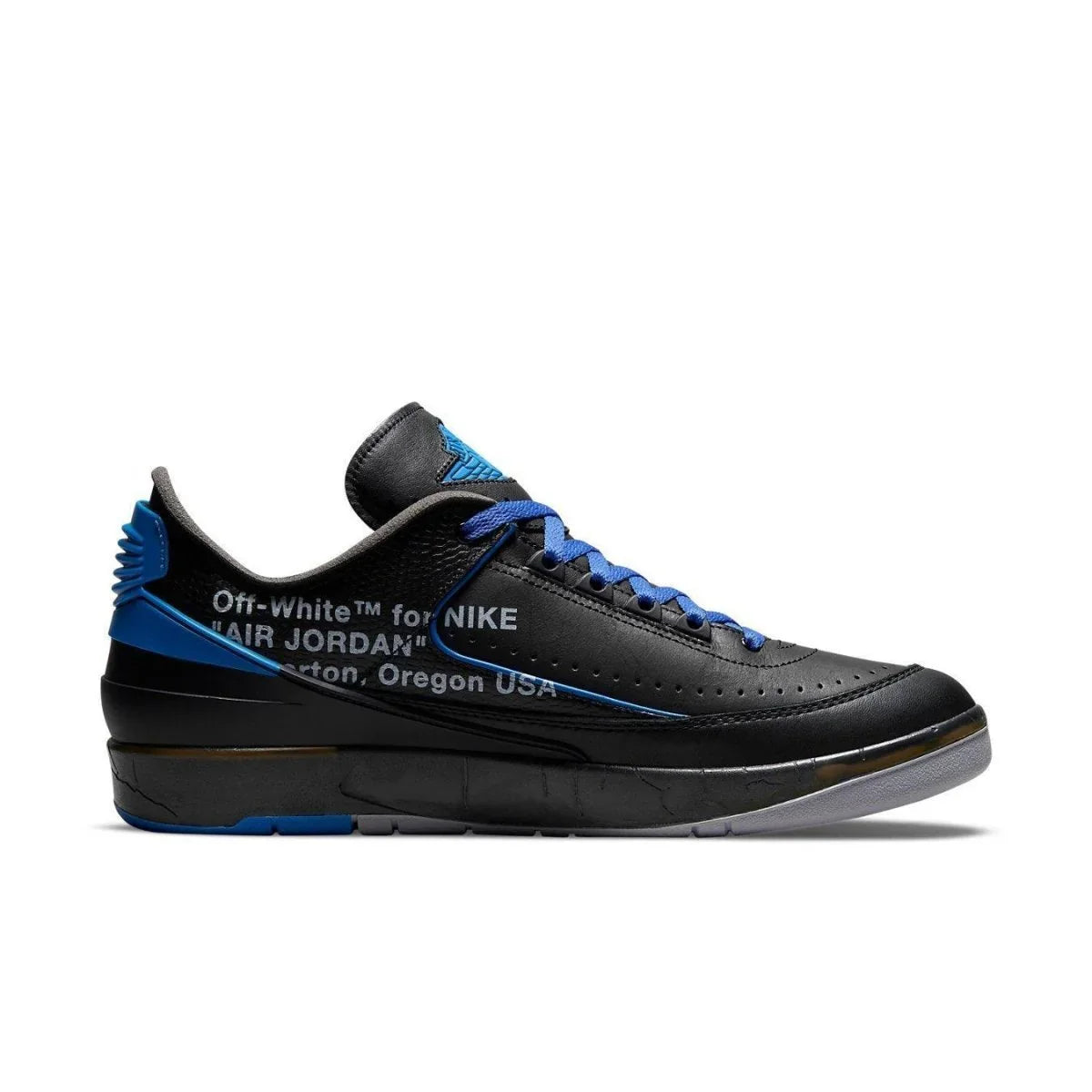 Jordan 2 Retro Low SP Off-White Black Blue - dropout