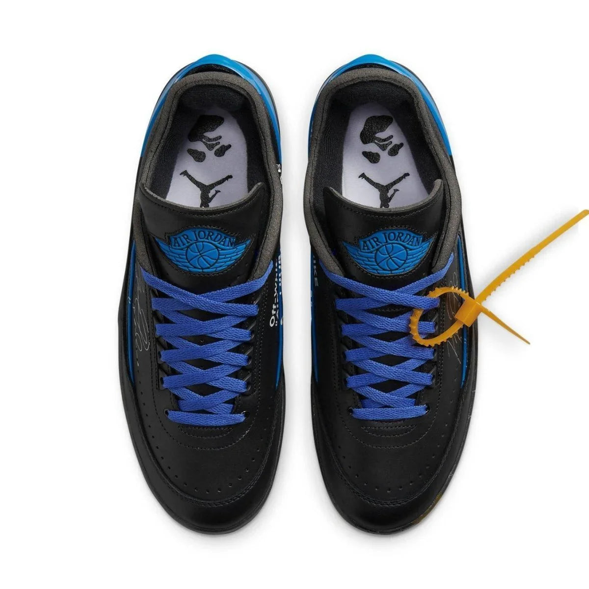 Jordan 2 Retro Low SP Off-White Black Blue - dropout