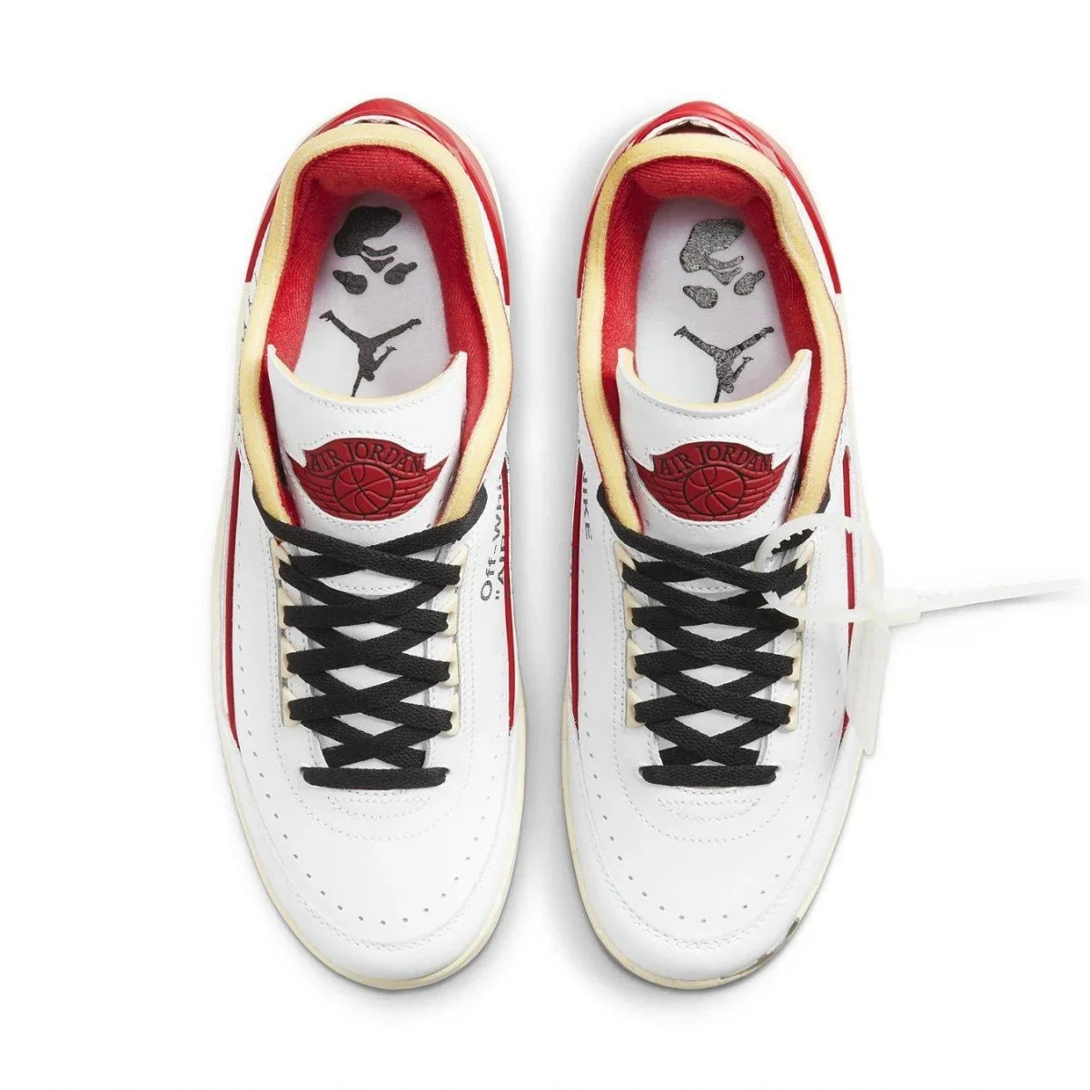 Jordan 2 Retro Low SP Off-White White Red - dropout