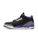 Jordan 3 Retro Black Court Purple - dropout