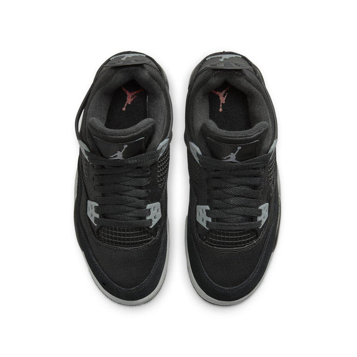 Jordan 4 Retro Black Canvas (GS) - dropout