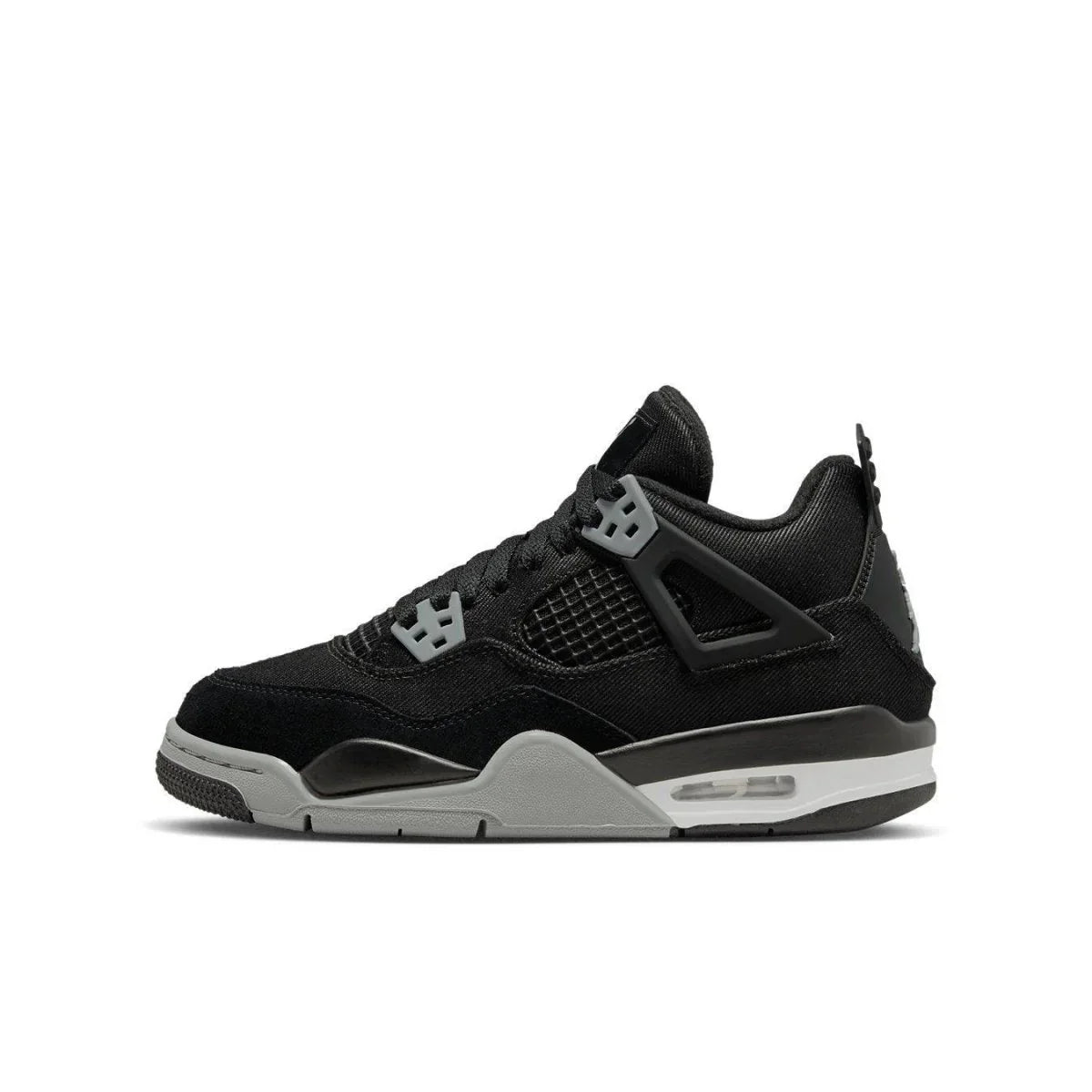 Jordan 4 Retro Black Canvas (GS) - dropout