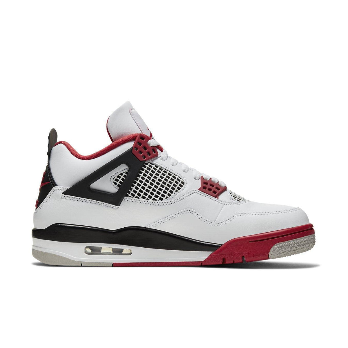 Black and red hotsell jordan retro 4