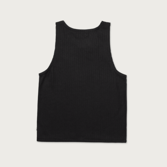 Knit Tank Top Black - dropout