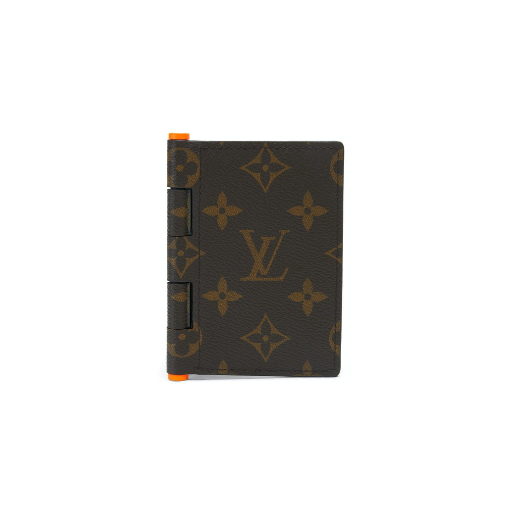 Louis Vuitton Pocket Organizer Monogram Solar Ray Orange Brown in