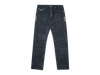 Mosaic Printed Denim Pants Black - dropout