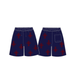 Navy / Red Cross Rhinestone Shorts - dropout