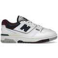 New Balance 550 White Navy NB Burgundy - dropout