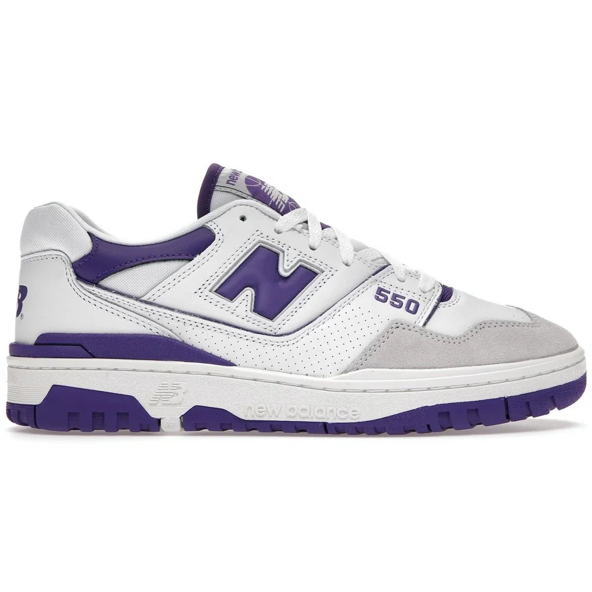 New Balance 550 White Purple - dropout
