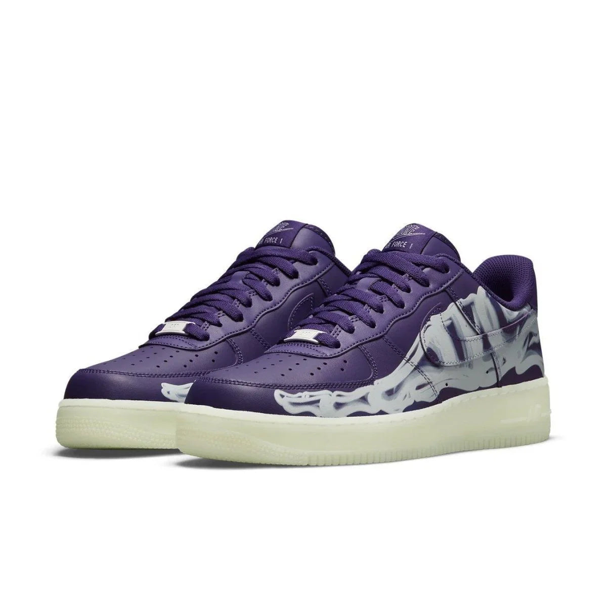 Nike Air Force 1 Low '07 QS Purple Skeleton Halloween (2021) - dropout