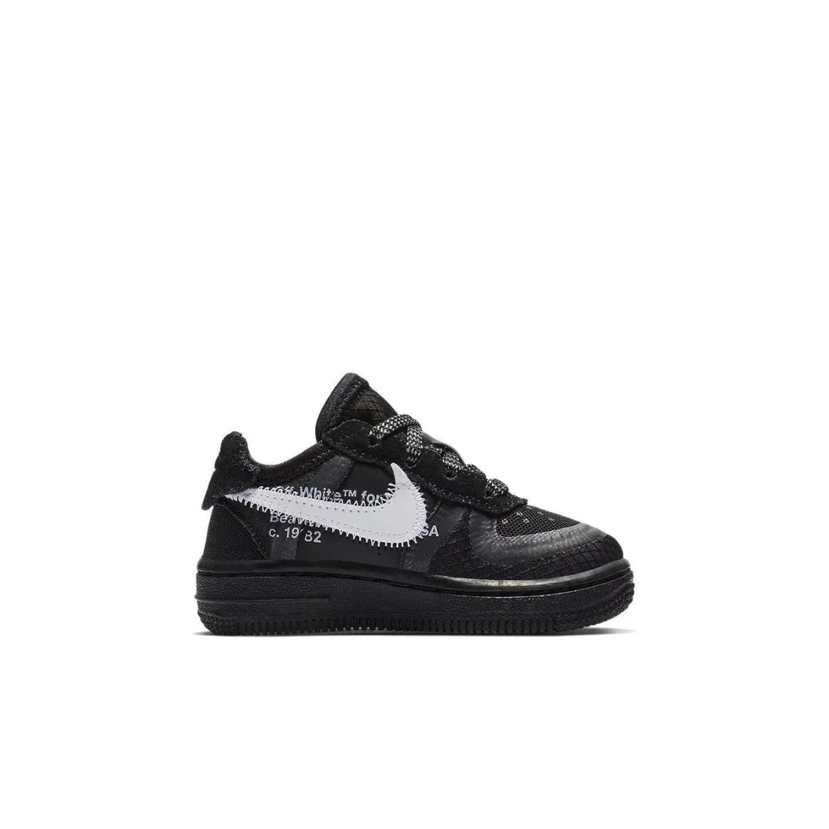 Nike Air Force 1 Low Off-White Black White (TD) - dropout