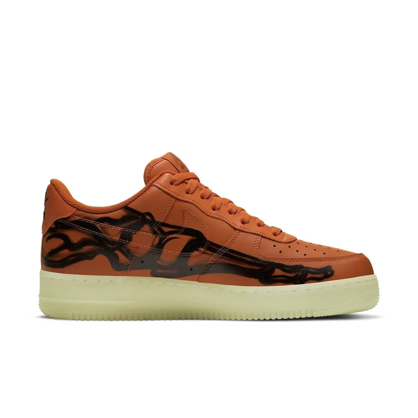Nike Air Force 1 Low Orange Skeleton Halloween (2020) - dropout