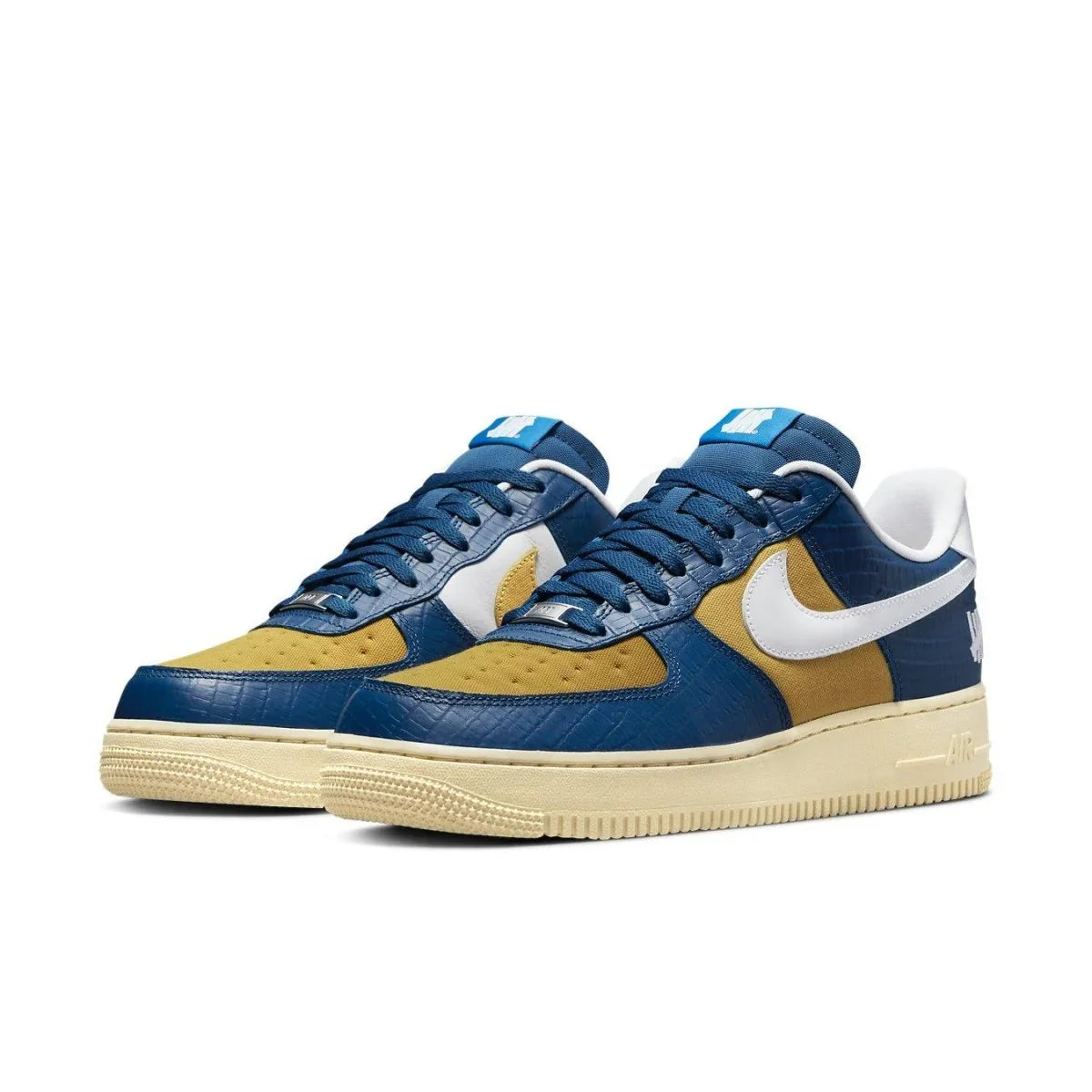 Nike Air Force 1 Low SP Undefeated 5 On It Blue Yellow Croc - dropout