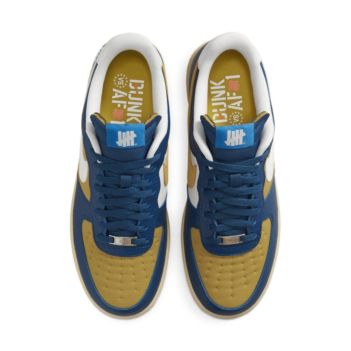Nike Air Force Low SP Undefeated Blue Yellow Croc – Dropout