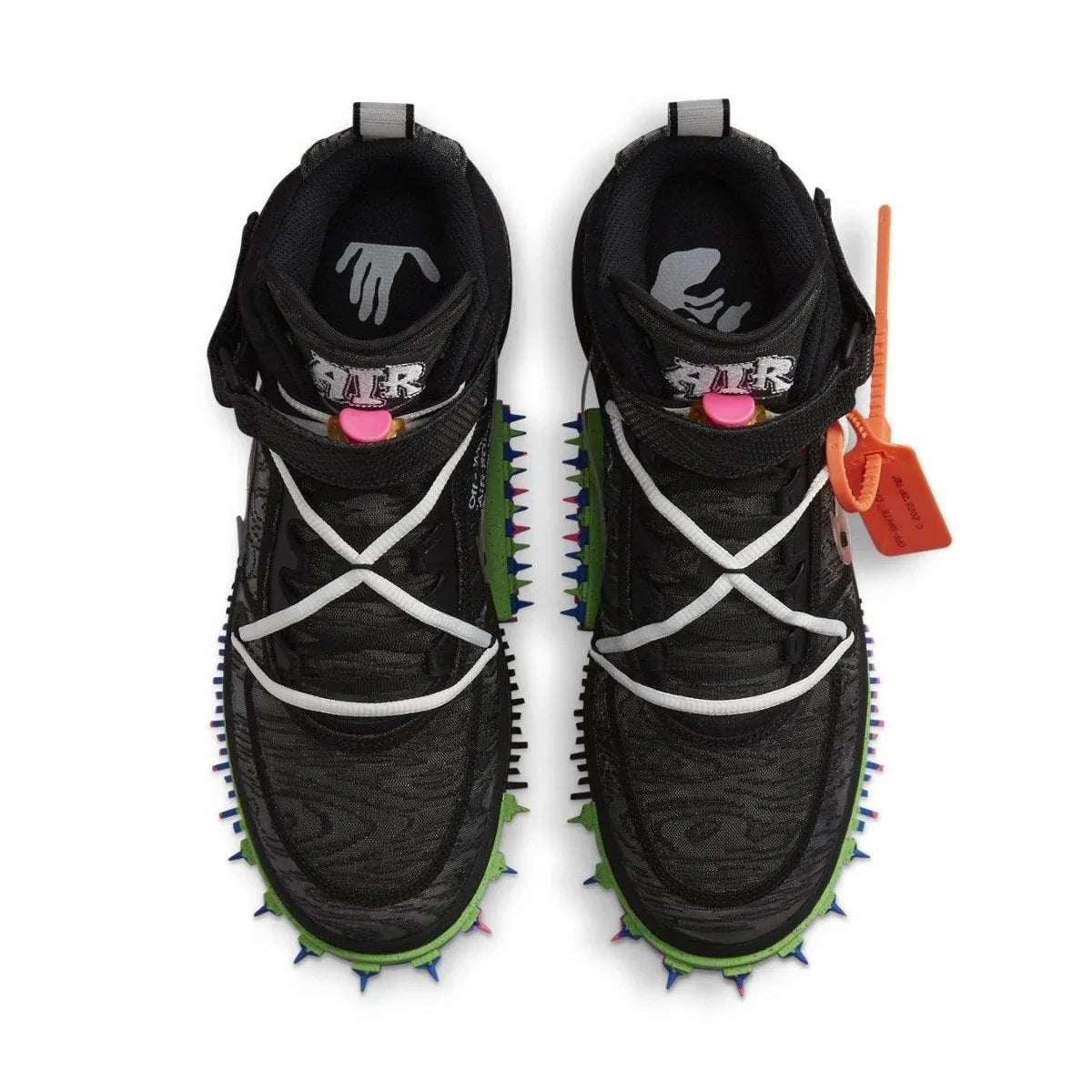 Nike Air Force 1 Mid Off-White Black - dropout