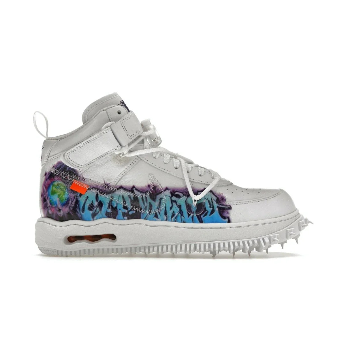 Nike Air Force 1 Mid Off-White Graffiti White - dropout