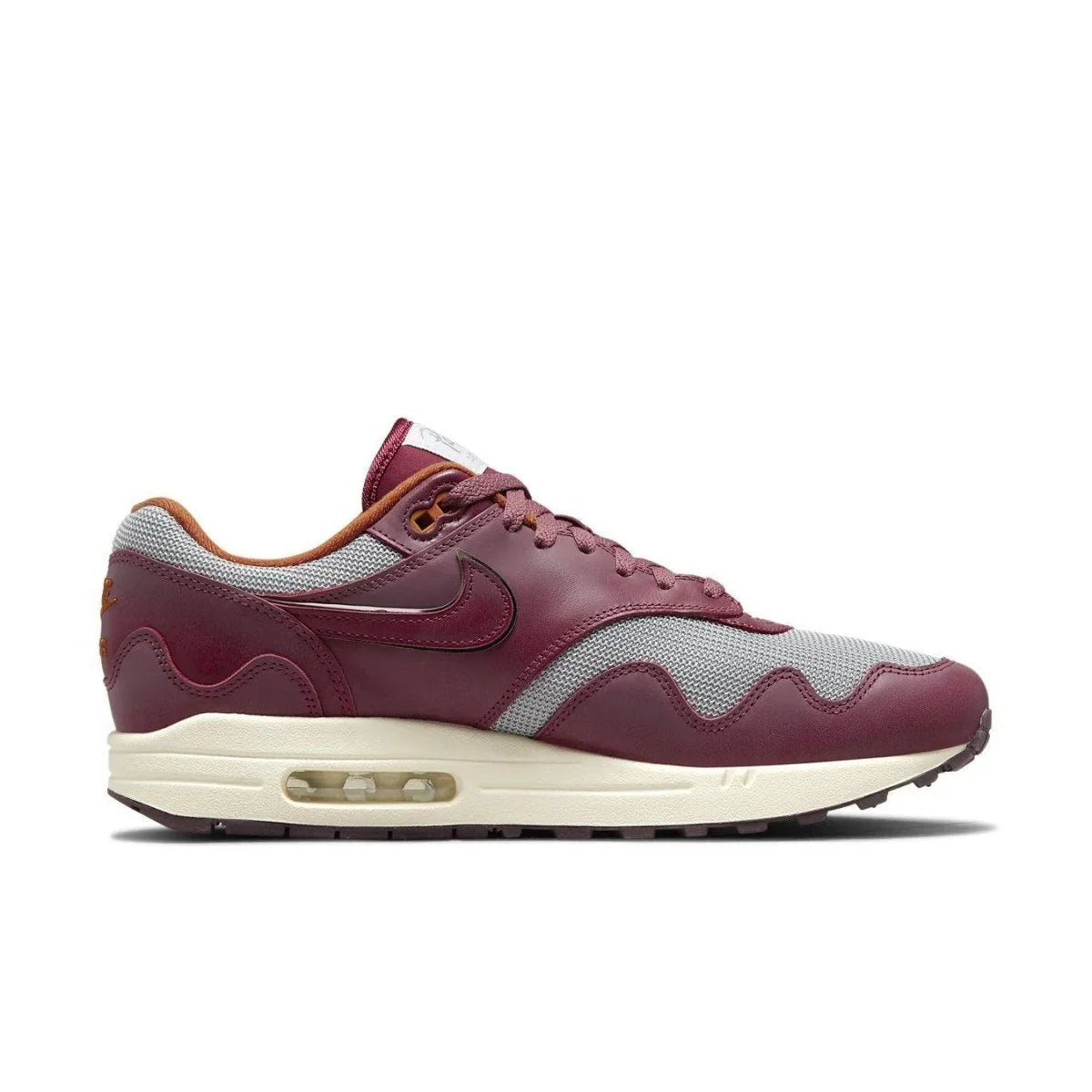 Nike Air Max 1 Patta Waves Rush Maroon (with Bracelet) - dropout