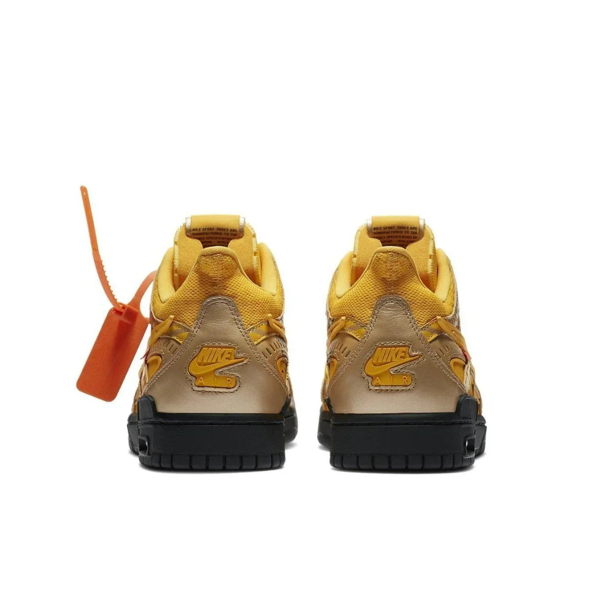 Nike Air Rubber Dunk Off-White University Gold - dropout