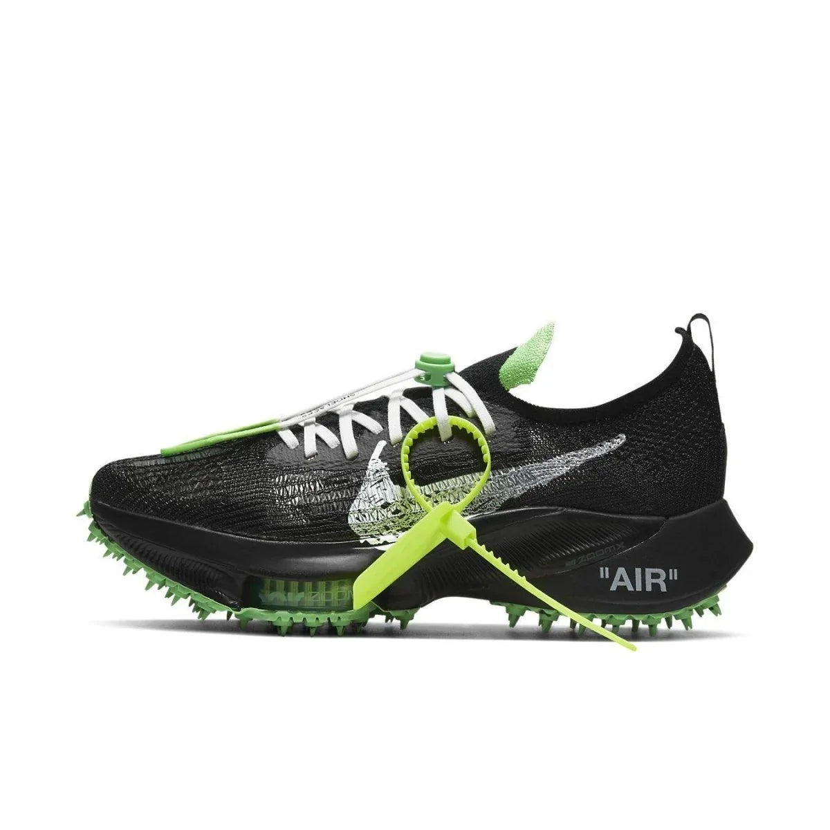 Nike Air Zoom Tempo NEXT% Off-White Black Scream Green - dropout