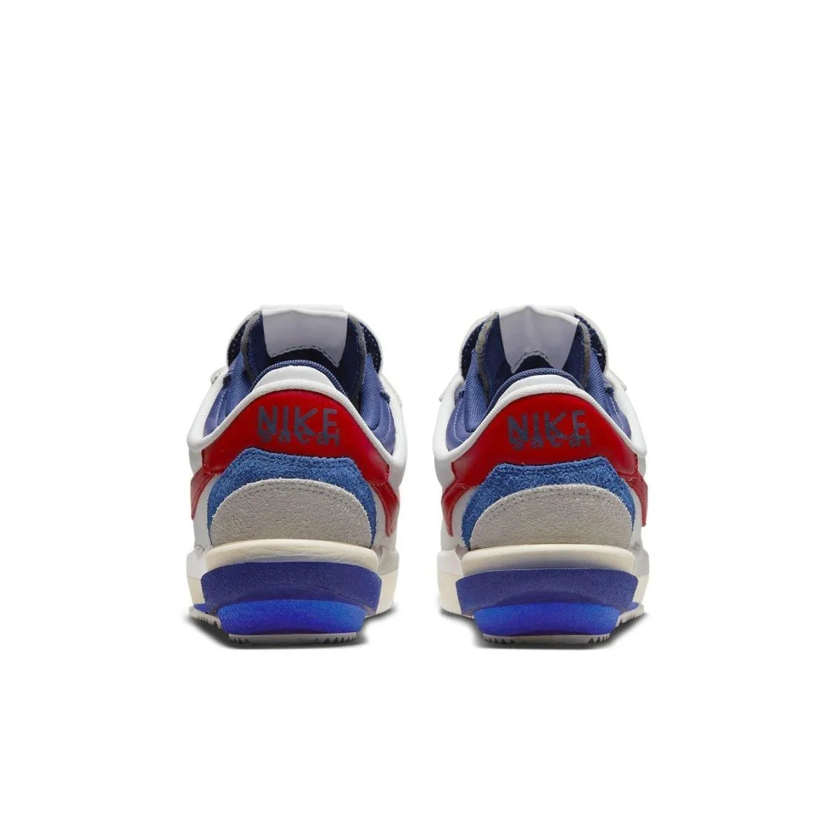 Nike Cortez 4.0 Sacai White University Red Blue - dropout