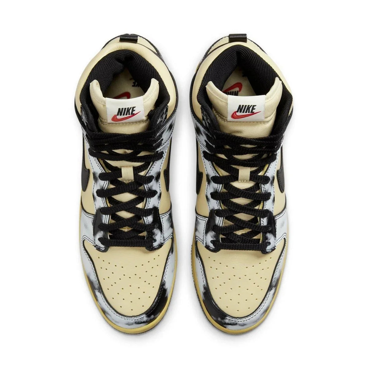 Nike Dunk High 1985 Black Acid Wash - dropout