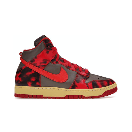 Nike Dunk High 1985 Red Acid Wash - dropout
