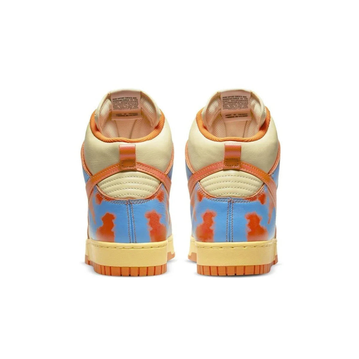 Nike Dunk High 1985 SP Orange Acid Wash - dropout