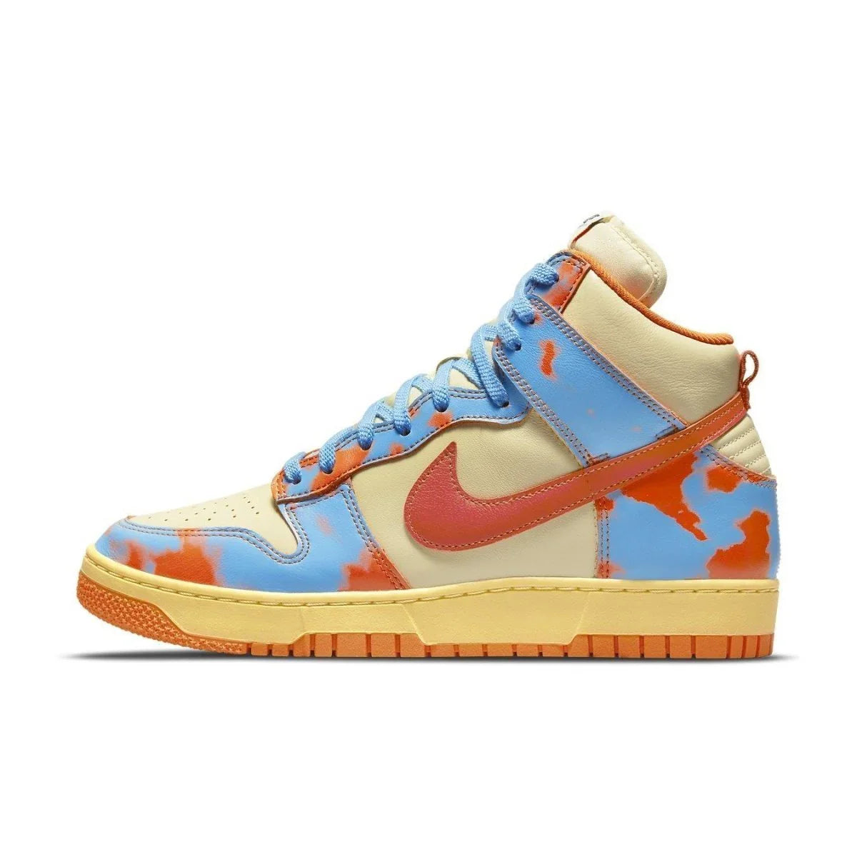 Nike Dunk High 1985 SP Orange Acid Wash - dropout
