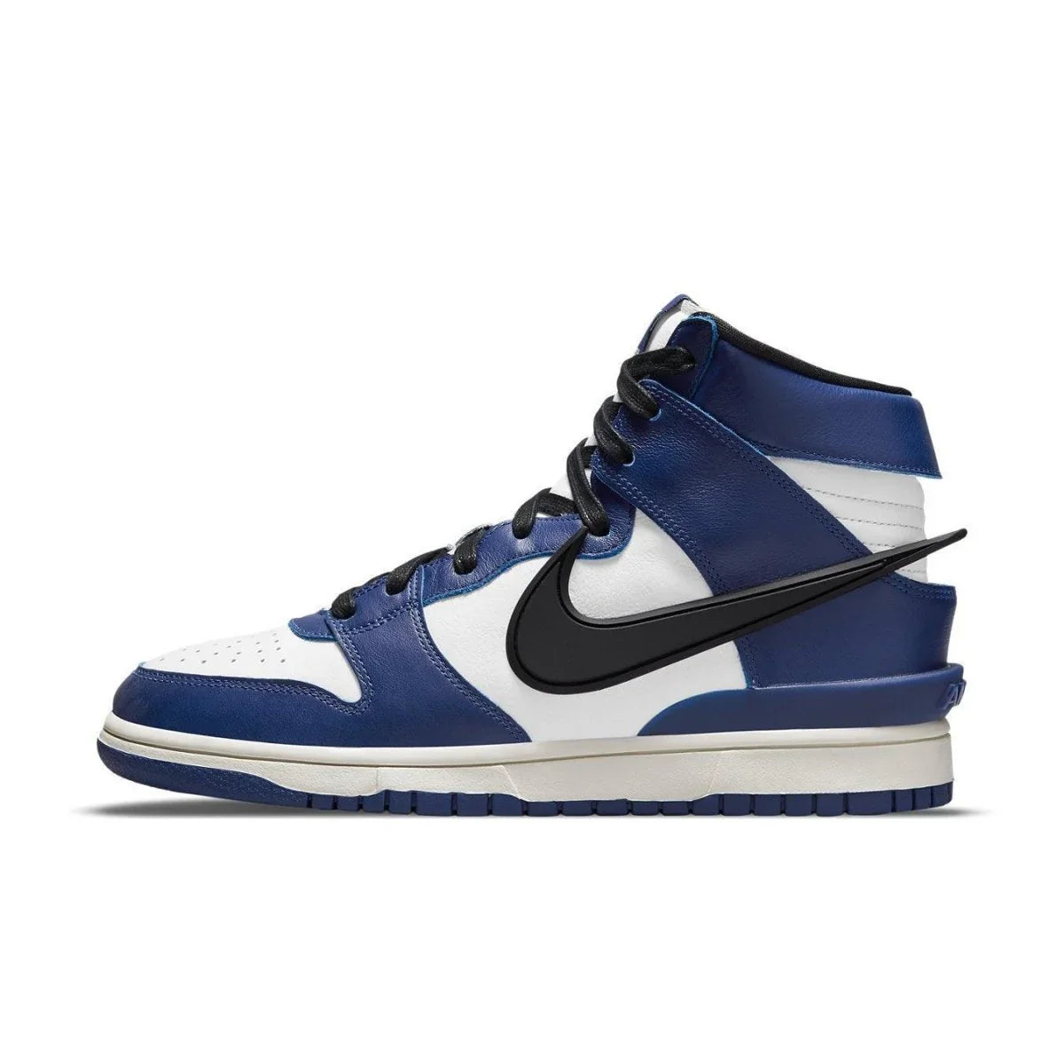 Nike Dunk High AMBUSH Deep Royal - dropout