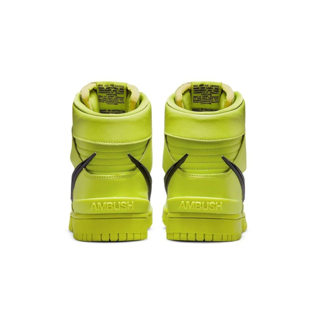 Nike Dunk High AMBUSH Flash Lime - dropout