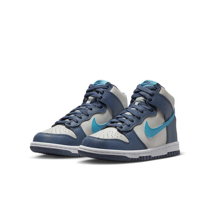 Nike Dunk High Light Bone Diffused Blue (GS) - dropout
