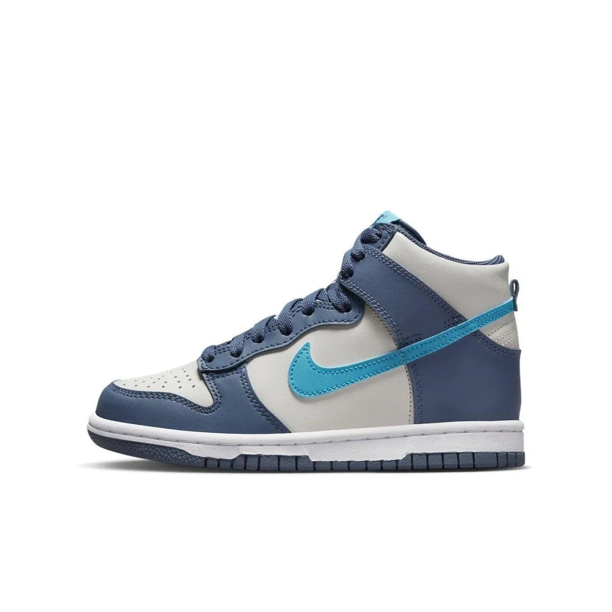 Nike Dunk High Light Bone Diffused Blue (GS) - dropout