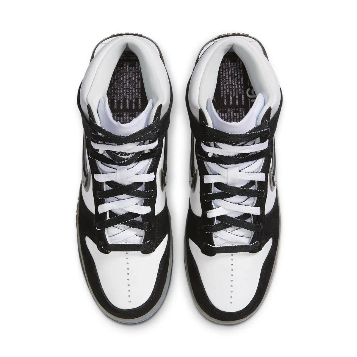 Nike Dunk High Slam Jam White Black - dropout