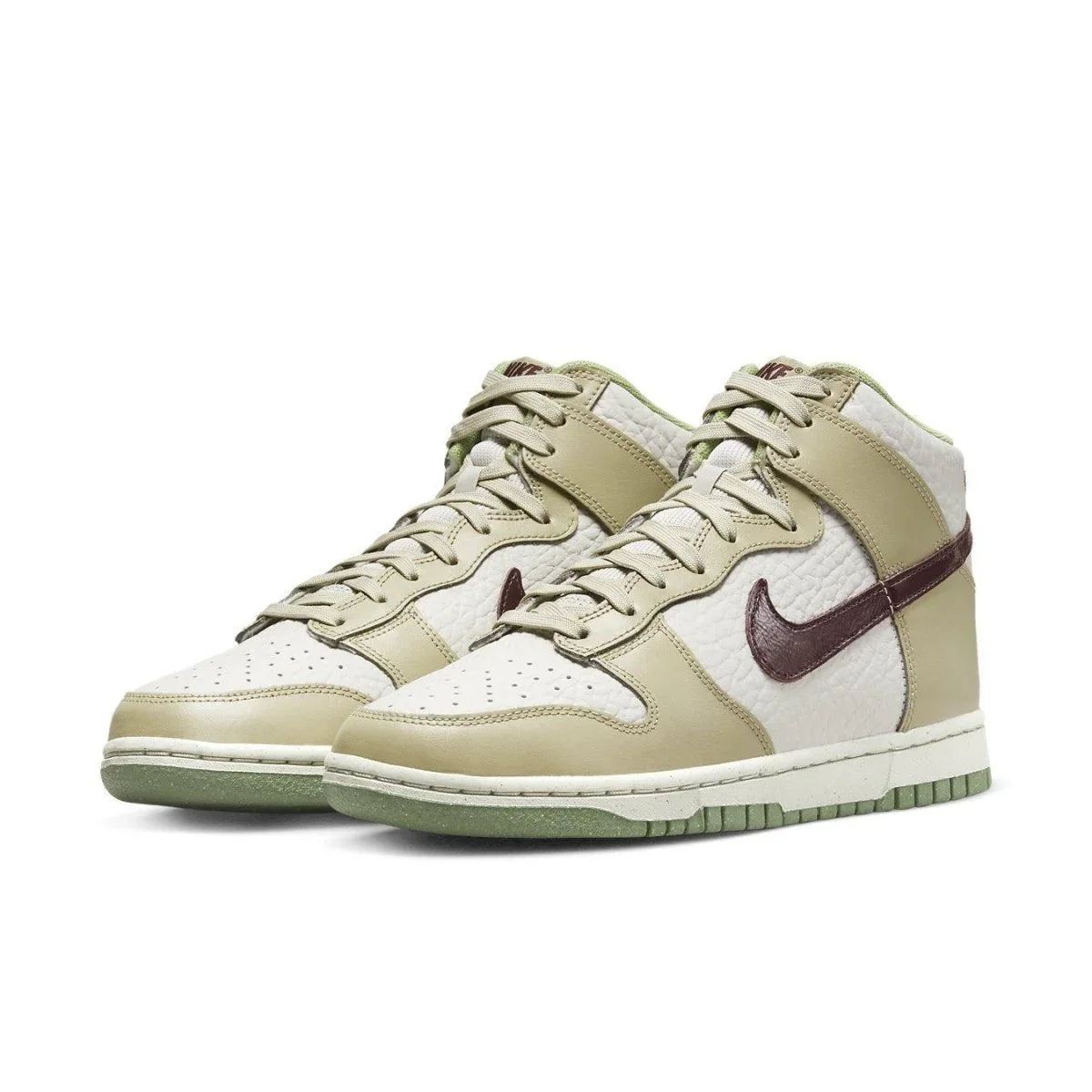 Nike Dunk High Tumbled Tan White Brown (W) - dropout