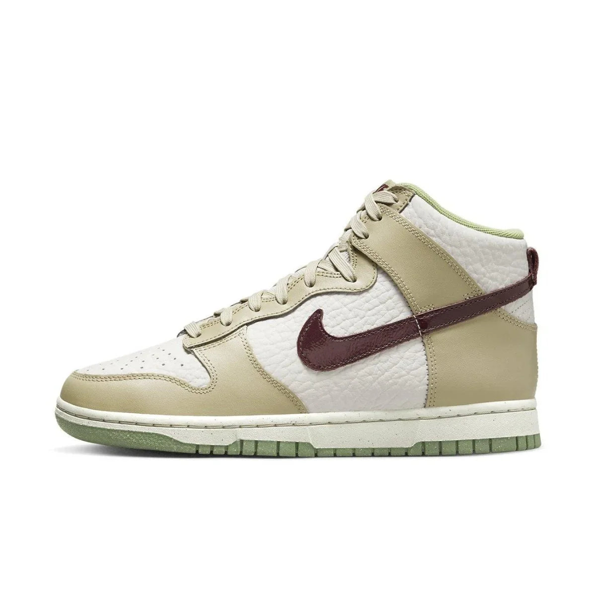 Nike Dunk High Tumbled Tan White Brown (W) - dropout