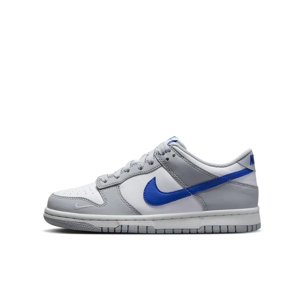 Nike Dunk Low Mini Swoosh Wolf Grey Game Royal (GS) - dropout