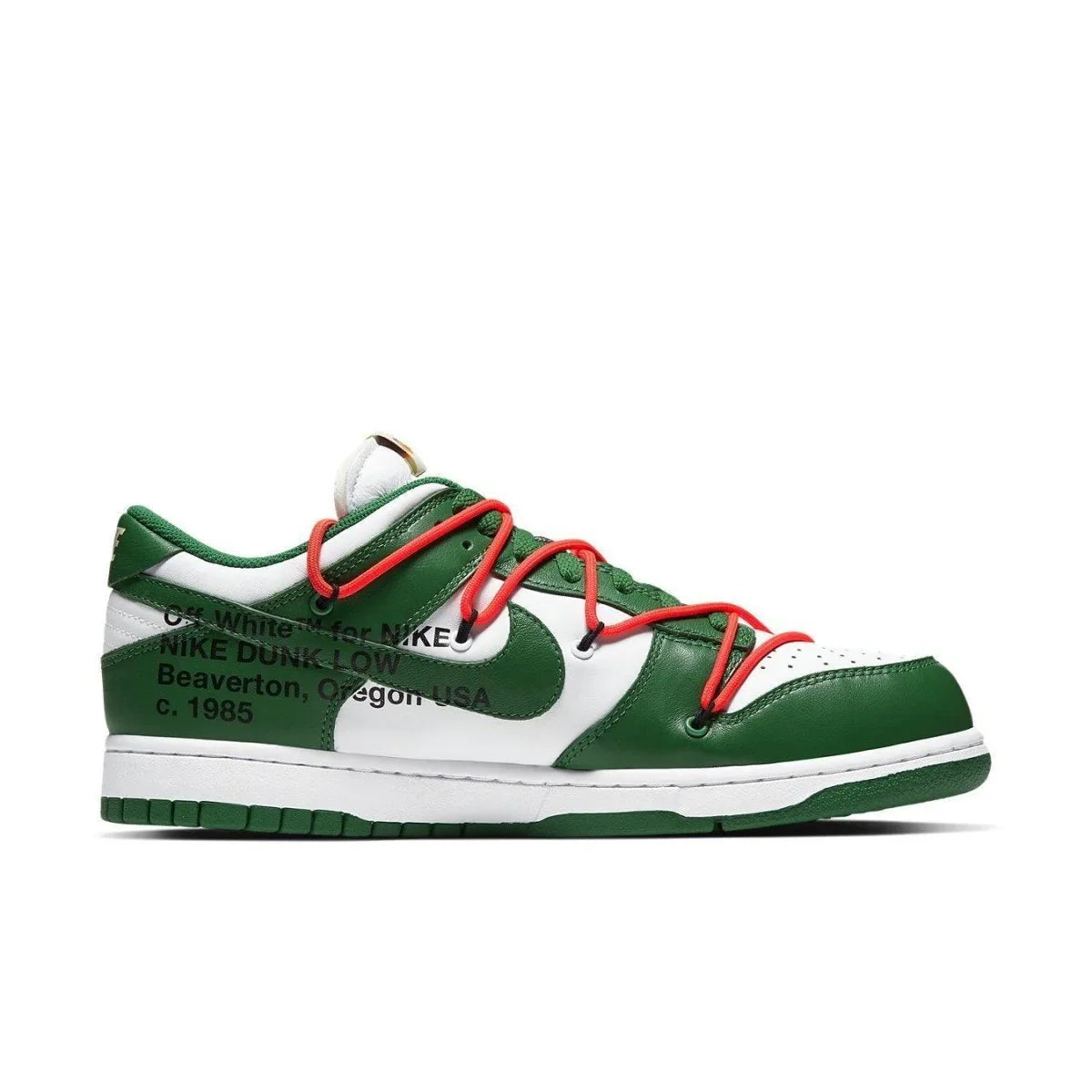 Nike Dunk Low Off-White Pine Green - dropout