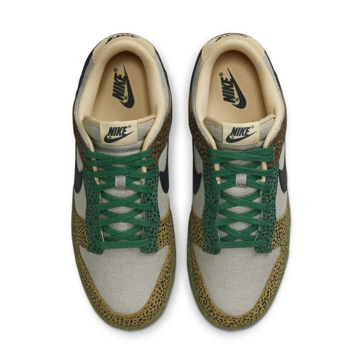 Nike Dunk Low Safari Golden Moss - dropout