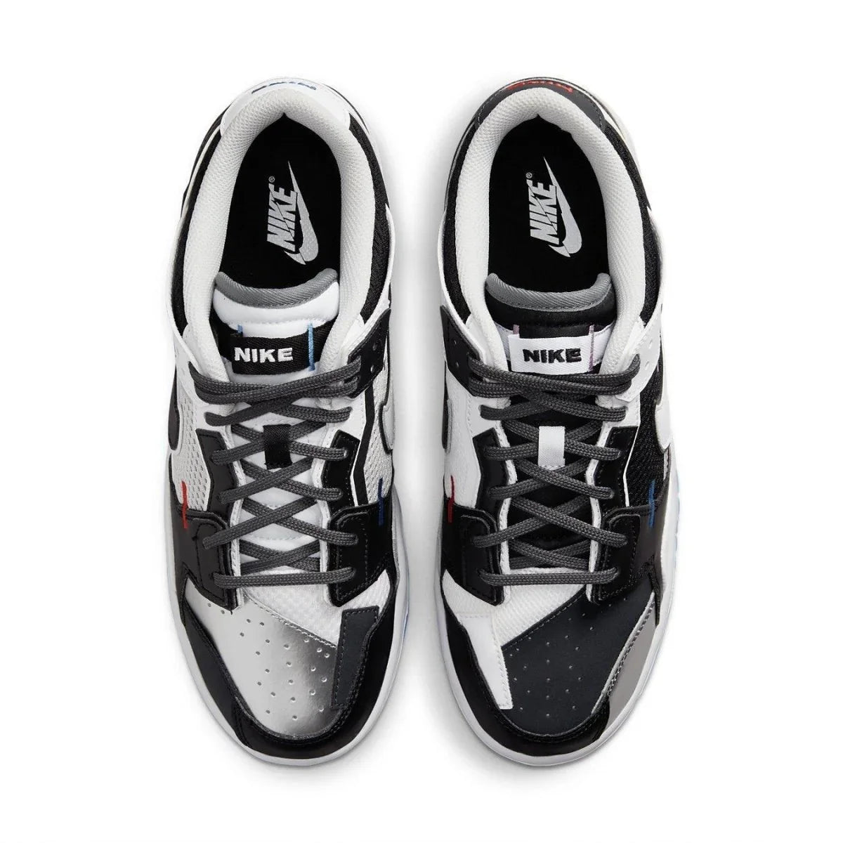Nike Dunk Low Scrap Black Neutral Grey University Blue White - dropout