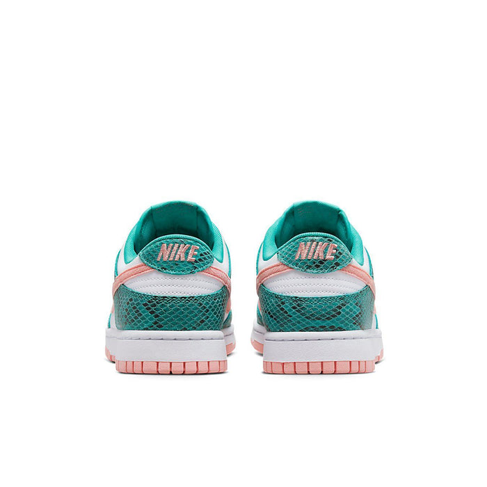 Nike Dunk Low Snakeskin Washed Teal Bleached Coral - dropout