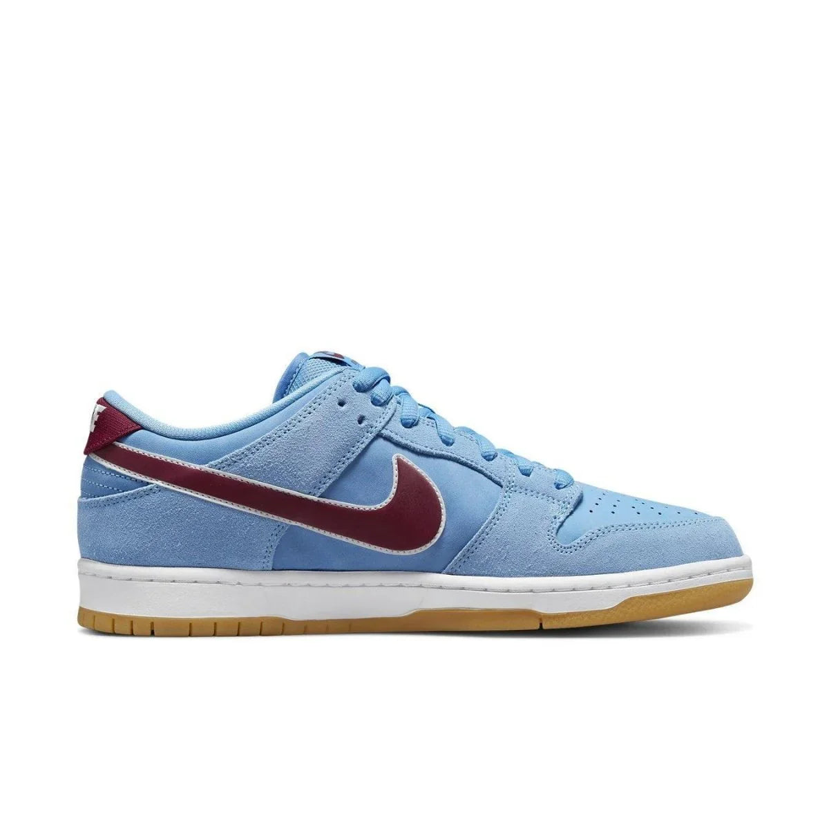 Nike SB Dunk Low Valour Blue Team Maroon - dropout