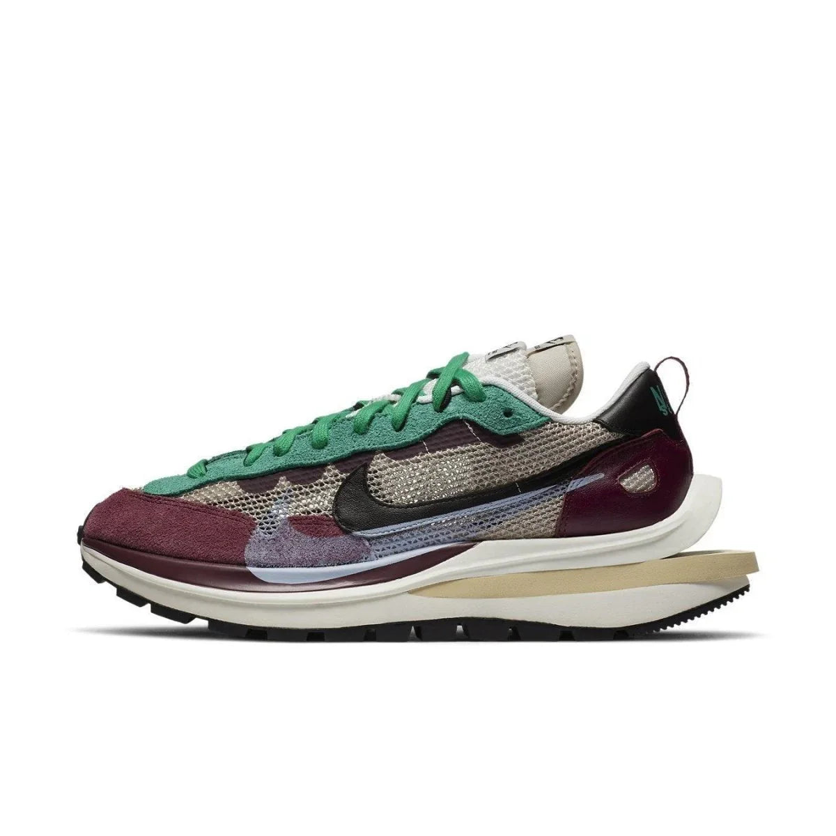 Nike Vaporwaffle sacai Villain Red Neptune Green - dropout