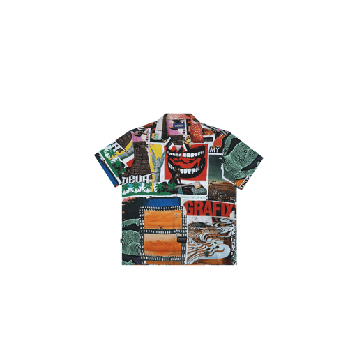 Nusa Printed Souvenir Shirt Multi - dropout