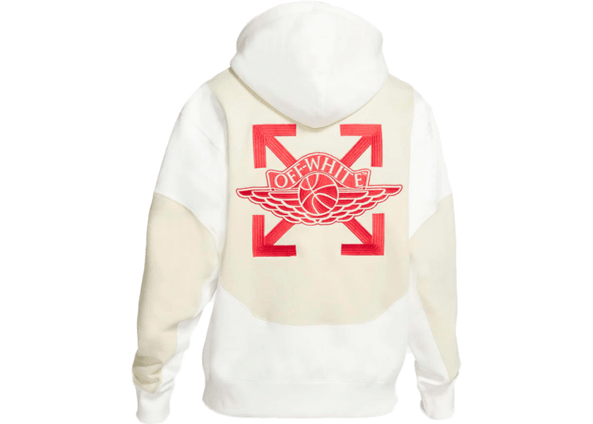 OFF WHITE x Jordan Hoodie White dropout
